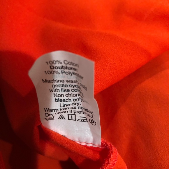 J . Crew Woman’s Size 12 Poppy Red eyelet top - Picture 9 of 15